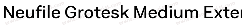 Neufile Grotesk Medium Extended Ita字体转换